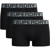 Superdry für Herren. M3110450B 3er Pack Boxershorts Marca schwarz (S), Heimtextilien, Baumwolle