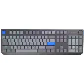 Endorfy Thock V2, Verkabelt & Kabellos, USB + RF Wireless + Bluetooth, Mechanischer Switch, QWERTY, RGB-LED, Grau