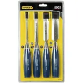 Stanley 0-16-129 Meissel-Set, 6/12 / 18/25 mm, 4 Stück