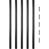 Vevor 101 Stk. Balusters Aluminium Geländerstäbe 66x1,9 cm(LxB) Deck-Baluster pulverbeschichtet korrosionsbeständig Zierstab 202 Schrauben Torstab rechteckig ideal für Treppe Terrasse Veranda