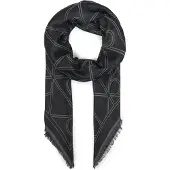 Calvin Klein Tuch Emblem Aop Contrast Lw Square Sc LV04F8077G Schwarz