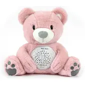 Milly Mally Plüschspielzeug mit Projektor Milly Bär Rosa