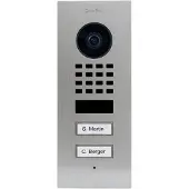 DoorBird D1102V IP Vid. Türst. V2A Edels. 2Ruftasten Unterputz