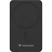 Verbatim Charge 'n' Go Essentials, 5000 mAh, Quick Charge 3.0, Kabelloses Aufladen, 35 W, Schwarz