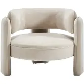 Vente-unique Sessel Mit Gerader Rückenlehne Zorimo Beige 91 cm