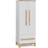 VitaliSpa Kinderkleiderschrank Malia, Weiss/Artisan, 70 x 186.8 cm
