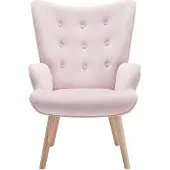 Vente-unique Rosa Velours-Sessel - VATELY