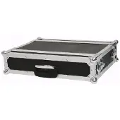 ROADINGER Effektrack CO DD, 2HE, 24cm tief, schwarz