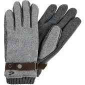 Camel active Strickhandschuhe mit Schnalle und Druckknöpfen, Woll-Anteil