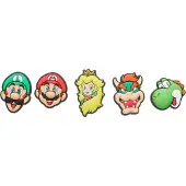 Crocs Schuhanstecker "Jibbitz Super Mario" Set, Kein Spielzeug. Nicht geeignet für Kinder unter 3 Jahren., 5 Stk. zum individuellen stylen