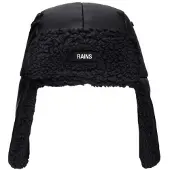 Rains Mütze Fleece Trapper Hat Unisex Black - M / L