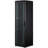 Digitus Netzwerkschrank Unique Serie - 600x600 mm (BxT), Freistehendes Gestell, 42U, 800 kg, Schwarz