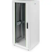 Digitus RM Netzwerkschrank 26HE 1300x600x600mm, Glastür, grau