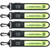 Kabelmeister LED-Leuchtband Blinkl. Reflekt. gelb 5er Set