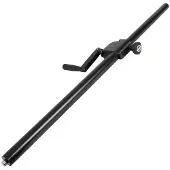 K&M 21339 Abstand Rod mit Handkurbel schwarz