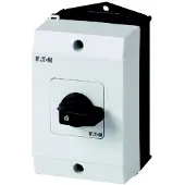 Eaton T0-4-8440/I1 - Kippschalter - 3P - Schwarz - Weiß - IP65 - 80 mm - 122 mm