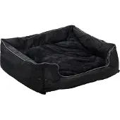 Dogman Bed Buddy Rectangular XL Black 90x77x23cm