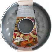 Patisse Springende Form mit Turbaneinsatz 26 cm Stahl silber