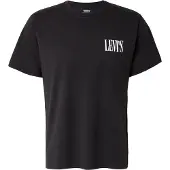 Levi's T-Shirt "RELAXED FIT TEE", Herren, Gr. S, schwarz, Jersey, Obermaterial: 100% Baumwolle, unifarben, relaxed fit taillenbedeckt, Rundhals, gerader Abschluss, Shirts T-Shirt, mit Logoschriftzug