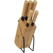 Northix 5x Messer mit Messerständer