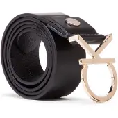 Calvin Klein Damengürtel Ck Adj.Logo Belt 3.5Cm K60K602141 Schwarz