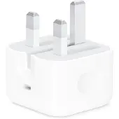 Apple USB-C-Netzteil 20W – Typ G – Stecker für Großbritannien – Weiß