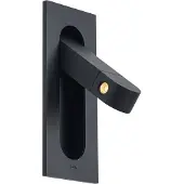 QAZQA Moderne Wandleuchte schwarz inkl. LED und USB-C-Anschluss - Hilton