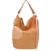 Fritzi aus Preußen Schultertasche "Olga Limited Happy Flocked Jive Soft Berry" mit moderner Flockung