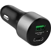 Crong CRG-PWRC-USBC63-BLK, Auto, Zigarettenanzünder, Schwarz