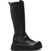 MACIEJKA Damen Stiefel aus Echtleder Schwarz mit flexiblem Obermaterial und weichem Lederfutter