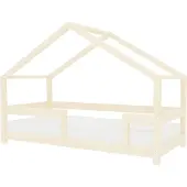 Benlemi Kinderhausbett LUCKY 120 x 180 lackiert