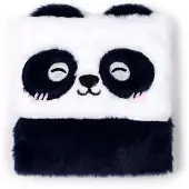 Puckator Adoramals Panda Bear A5 plush notebook