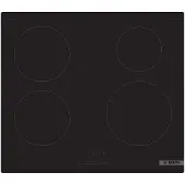 Bosch PUE61RBB5E, Schwarz, Integriert, 60 cm, Zonen-Induktionskochfeld, Glaskeramik, 4 Zone(n)