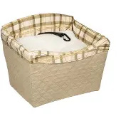 Petsafe Hundesicherheitssitz Deluxe 56 x 43 cm Wildleder braun