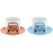 Brisa VW Collection - Käfer Espresso Tassen 2er Set Keramik
