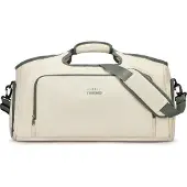 Markenlos Sporttas mit Schuhfach und Nassfach - H3-beige