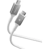 Spigen EB10020CC, 2 m, USB C, USB C, USB 3.2 Gen 1 (3.1 Gen 1), 5 Gbit/s, Weiß