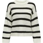JDY Strickpullover "JDYJUSTY L/S STRIPE PULLOVER KNT NOOS"