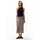 Catwalk junkie Leopard Wrap Skirt Sesame Größe: 34 | Midiröcke Outlet | Damen