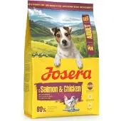 Josera Mini Adult Salmon and Chicken glutenfreies Futter mit Soße für kleine Hunderassen 2x3 kg