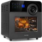 Klarstein AeroVital Cube Chef Heißluftfritteuse 1700 W 14 Liter 16 Programme Ober- und Unterhitze Schwarz