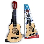 Bontempi Wooden Guitar with 6 strings, Toy musical toy, Gitarre, 3 Jahr(e), Mehrfarbig