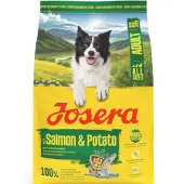 Josera Salmon and Potato Adult 3kg getreidefreies Futter für Hunde mit empfindlichem Magen