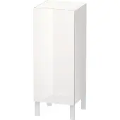Duravit L-Cube Halbhochschrank individual, eine Tür Anschlag rechts, variable Maße, 250-500x200-363x600-900mm, LC1189R2222, Farbe: Weiß Hochglanz Dekor