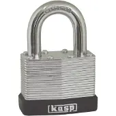 Kasp K13030D Hængelås 30 mm Forskellige Sølv Nøglelås