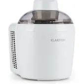 Klarstein Schneeflöckchen - Eiscremebereiter, Eismaschine, Speiseeismaschine, thermoelektrisches Kühlsystem, 700 ml, 0,3 Liter, 6 Programme, weiß