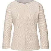 Street One Langarmshirt in beige ecru - 0002 | Gr.: 42