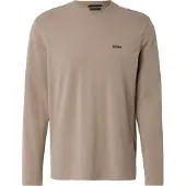 BOSS T-Shirt aus Stretch-Baumwolle mit Kontrast-Logo Grösse XXL