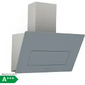 Klarstein SleekAir Dunstabzugshaube - 60 cm Kopffreihaube, 686 m³/h Luftdurchsatz, A++ , Touch-Bedienfeld, LED-Beleuchtung 2700-6500 K, Abluft & Umluft, Rostfreier Stahl