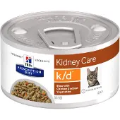 Hill's Pet Nutrition Hill's Prescription K/D Kidney Care Eintopf für Katze mit Huhn und Gemüse Dose